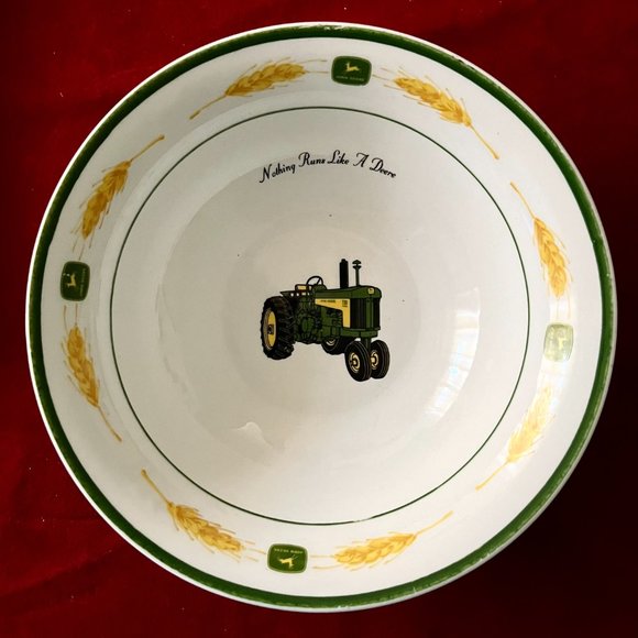 Gibson “John Deere” Licensed Bowl 9" Diameter - Picture 7 of 7